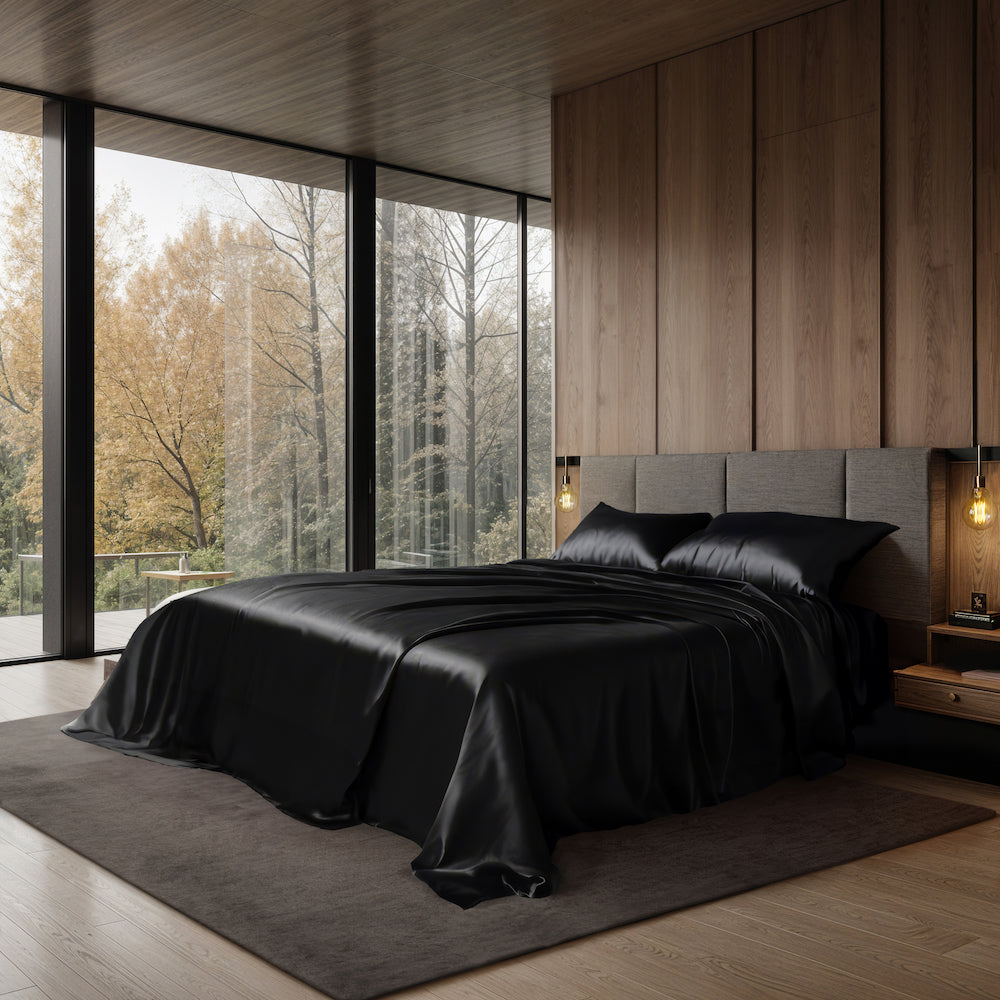 Deep pocket fitted sheet designed for secure mattress fit