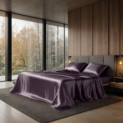 Modern hotel-inspired bedding sheets with luxurious softness