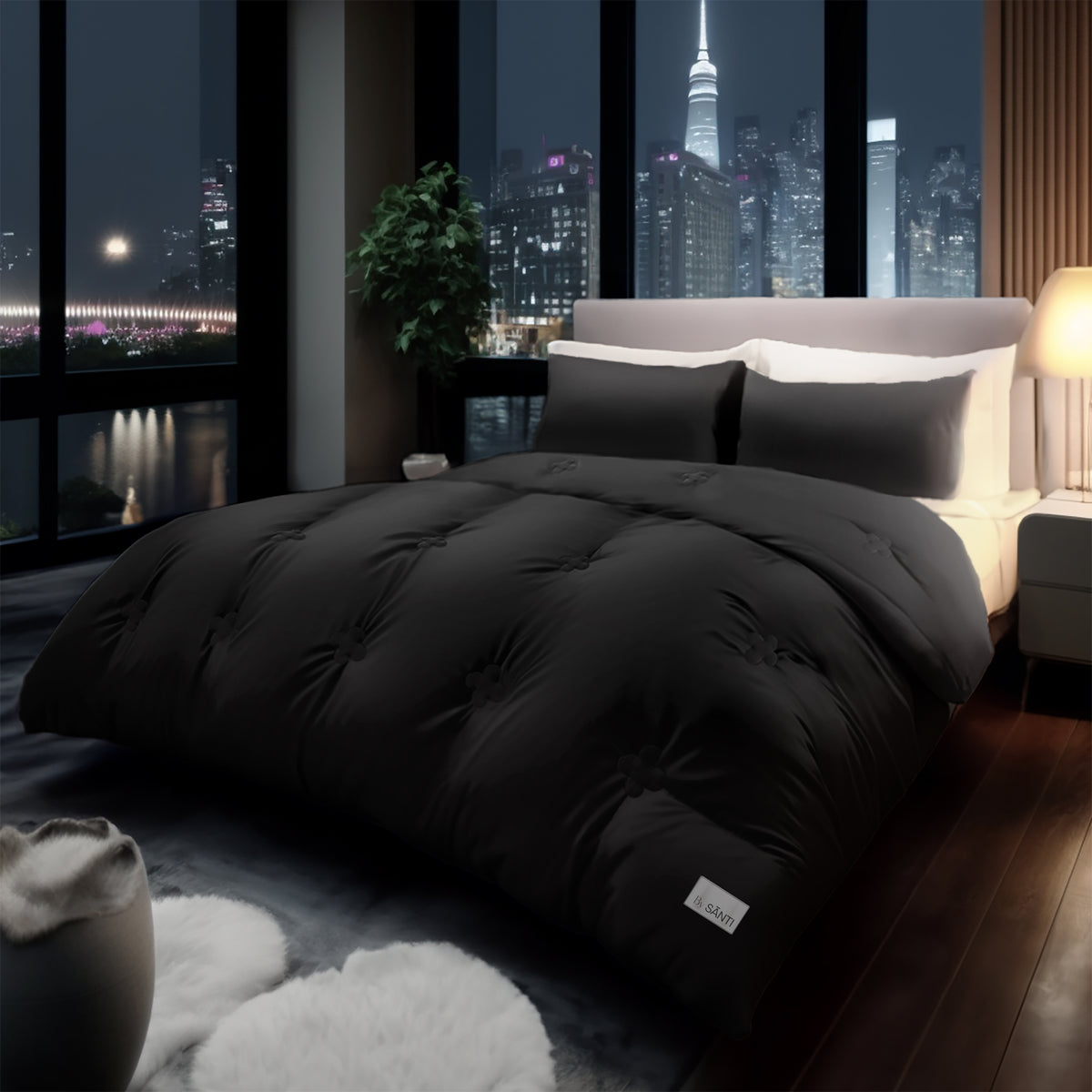 FLORÉ Oversized Eucalyptus Comforter Set