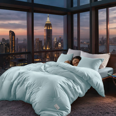 FLORÉ Oversized Eucalyptus Comforter Set