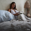 Lightweight BRISA summer eucalyptus bedding set with breathable fabric
